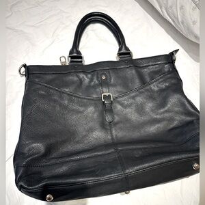 Danier leather - briefcase style purse